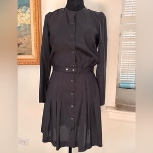 Isabel Marant Charcoal Long Sleeve Dress